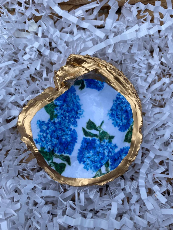 Blue Hydrangea Oyster Shell | Etsy | Etsy (US)