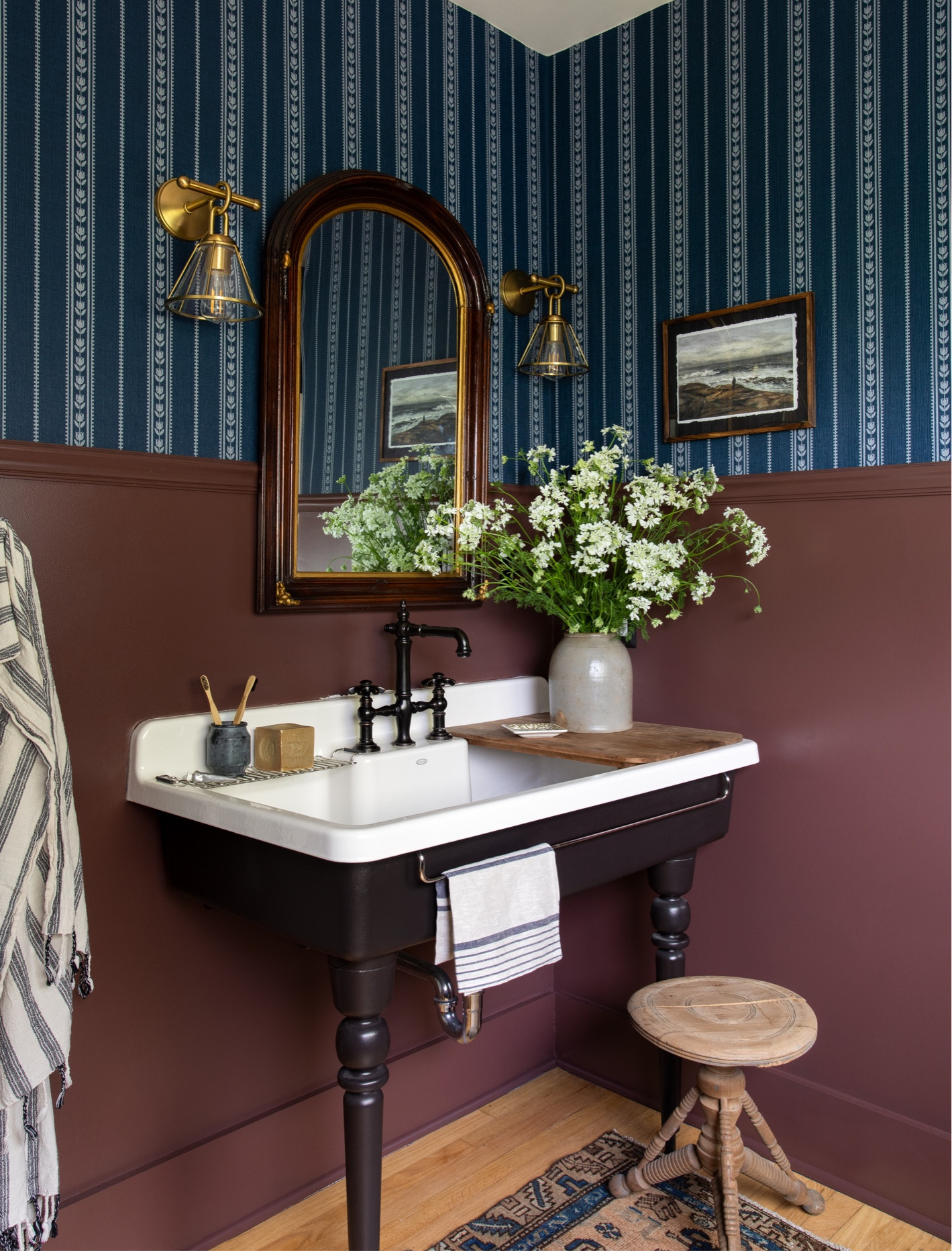 Wallpapering can be a DIY project that refreshes an entire space. I chose a faux grasscloth vinyl wallpaper for the Barnhouse Bathroom. I’m sharing some of my favorite tools to make installation easier.

#LTKhome