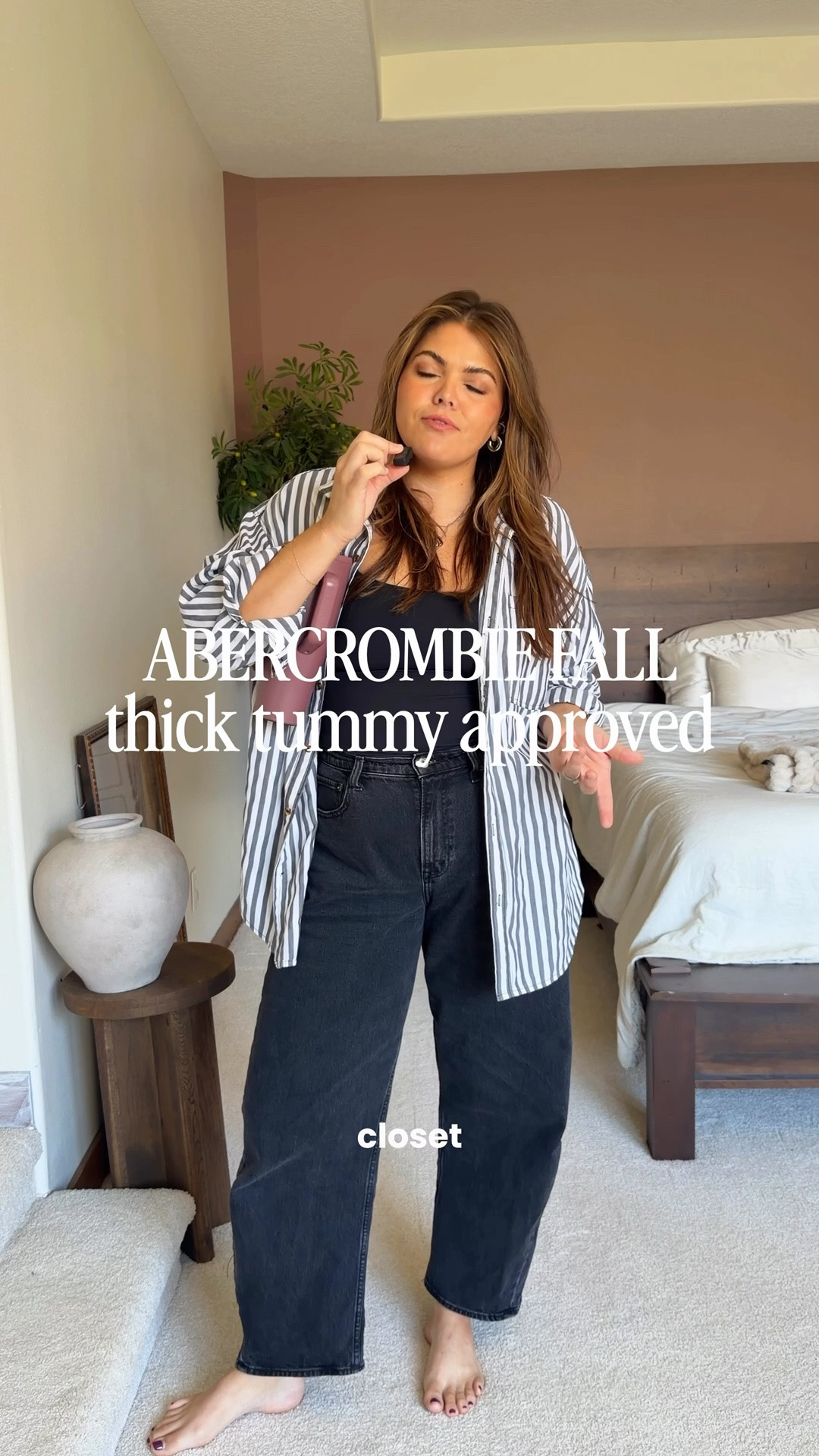 The jeans rn >> plus there’s a stackable code in ltk!!

Tap below to copy code afltk

Thanks for letting me style you! Ily!!! 🫶🏼

#abercrombie #fall #jeans #midsize 
Midsize, size 12, size 14, mom style, curvy outfit, thick tummy approved @abercrombie