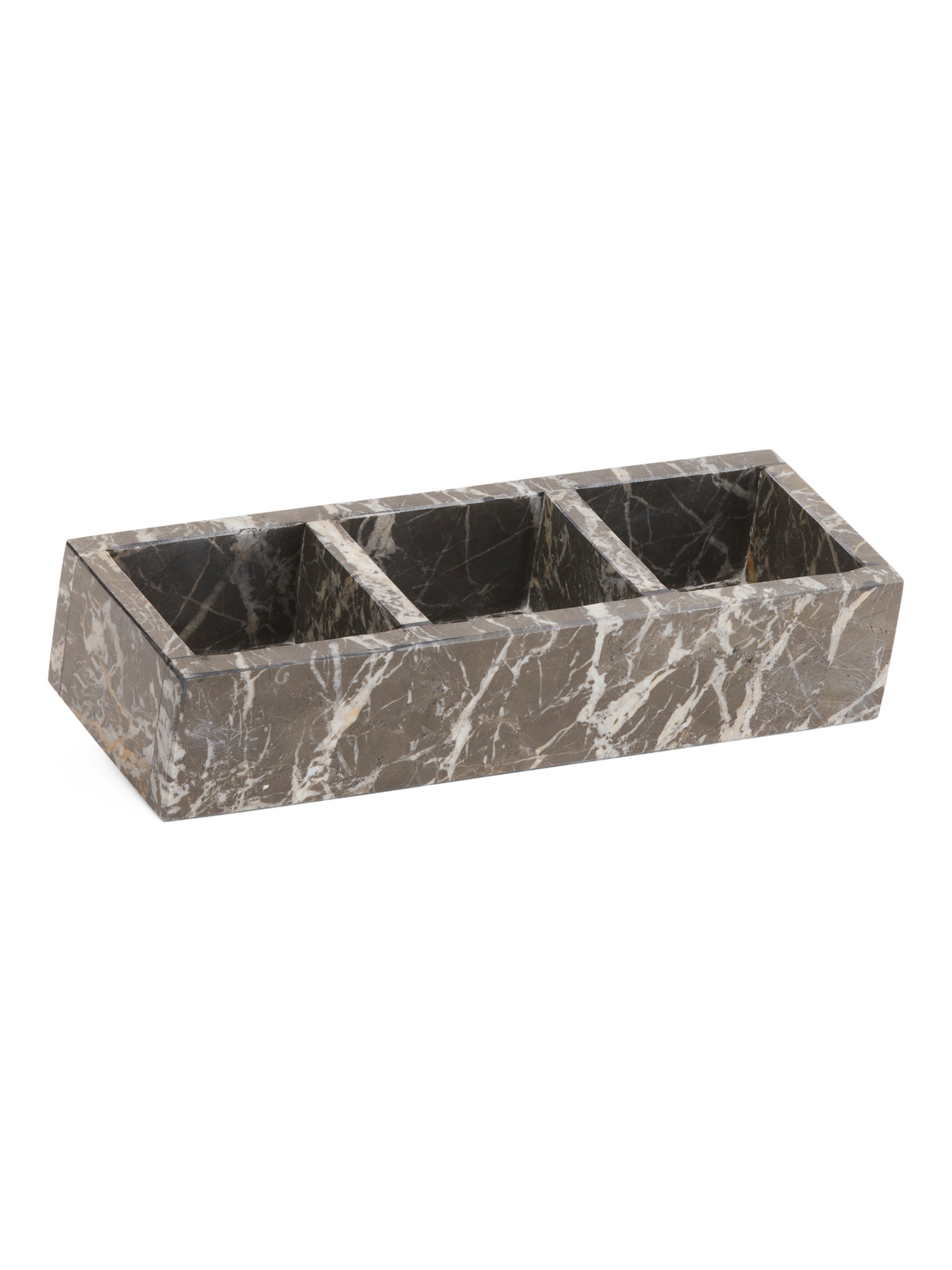 Marble Three Section Vanity Tray | TJ Maxx