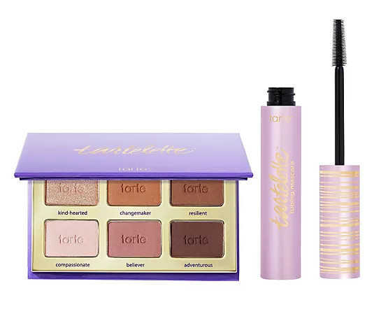 tarte tartelette On The Go Palette and Mascara Duo | QVC
