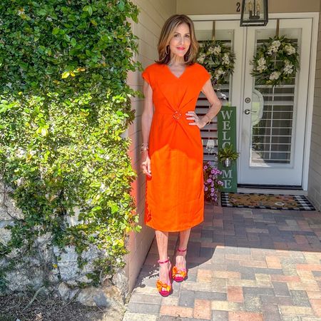 Sharing this gorgeous orange linen dress that is under $45. Paired with these fabulous platform heels. 



#LTKshoecrush #LTKunder50 #LTKstyletip