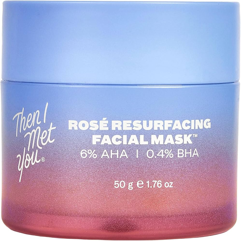 Then I Met You Ros\u00e9 Resurfacing Facial Mask for Glass Skin, Nourishing & Brightening Korean ... | Amazon (US)