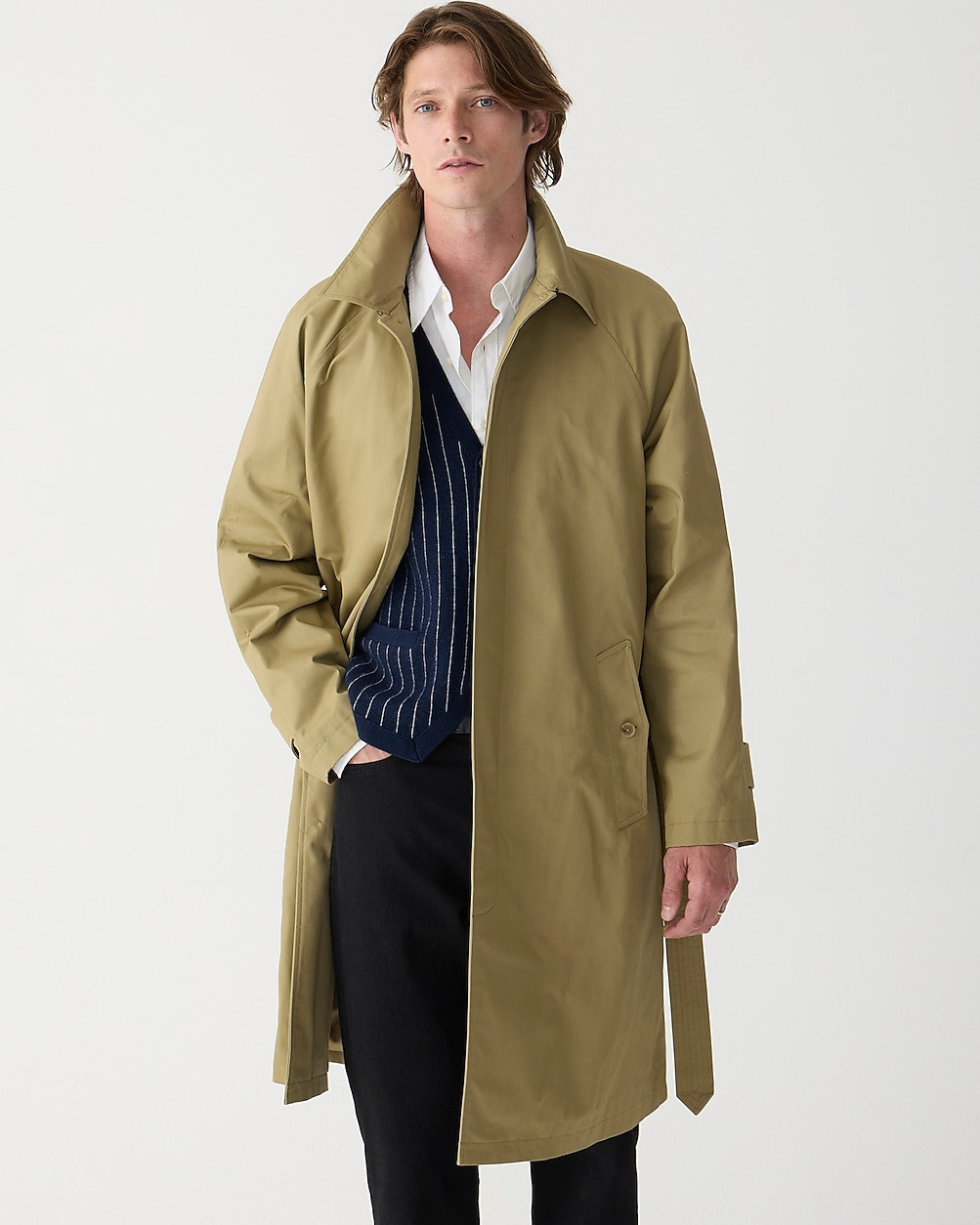 Rivington trench coat in water-resistant cotton | J. Crew US