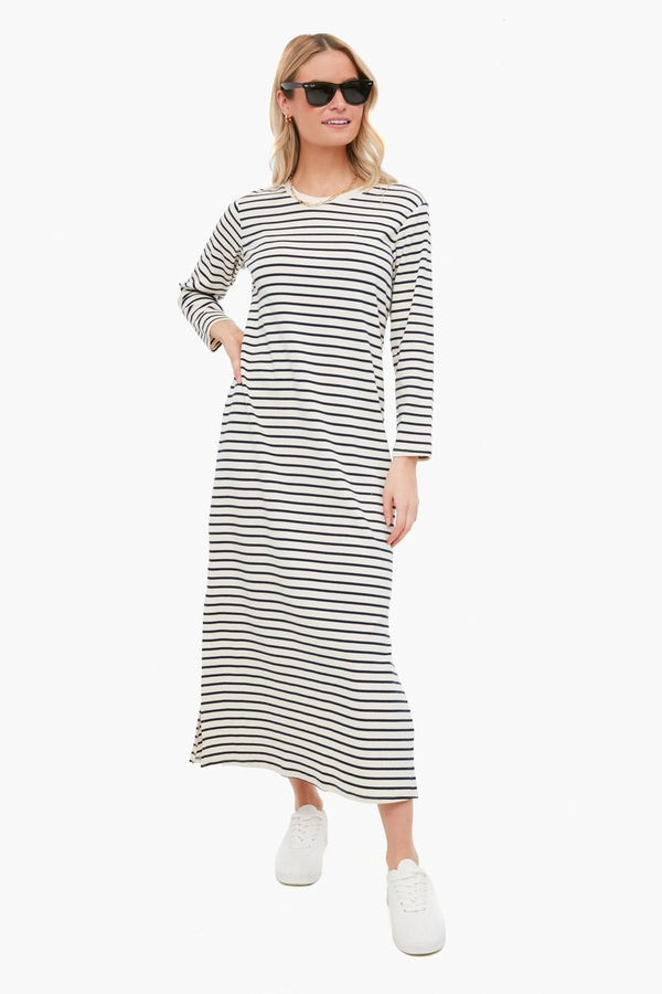 Navy Stripe Gio Maxi Dress | Tuckernuck (US)