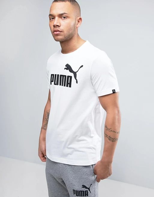Puma – ESS No.1 – Weißes T-Shirt, 838241 02 | Asos DE