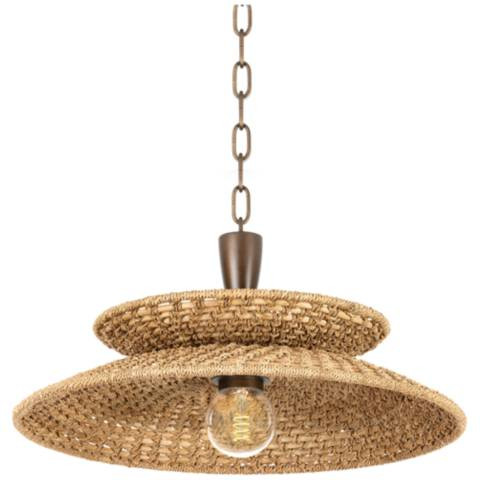 Troy Lighting Landry 20 In 1 Lt Pendant Bronze Leaf - #5797G | Lamps Plus | Lamps Plus