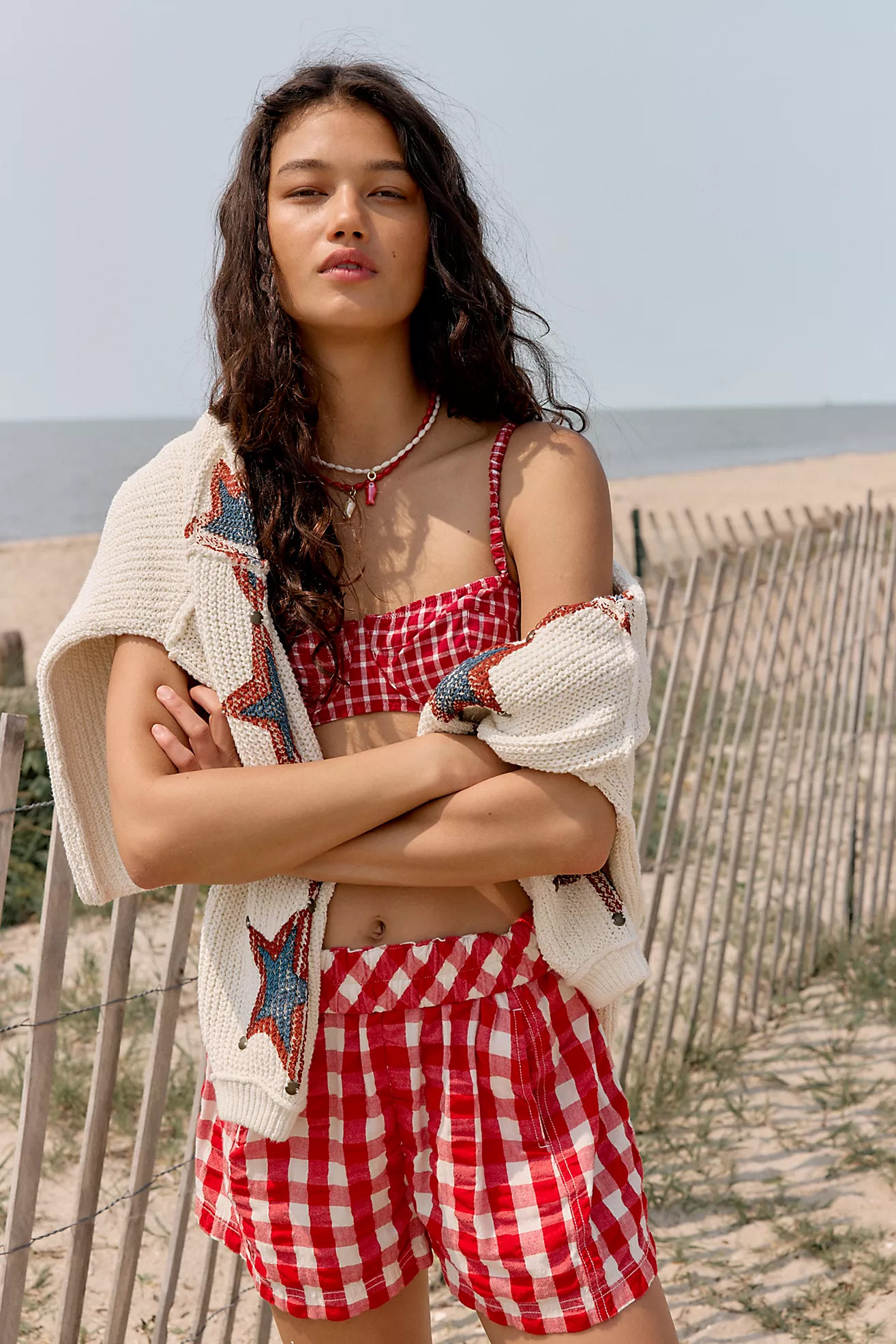 Get Free Seersucker Pull-On Shorts | Free People (Global - UK&FR Excluded)