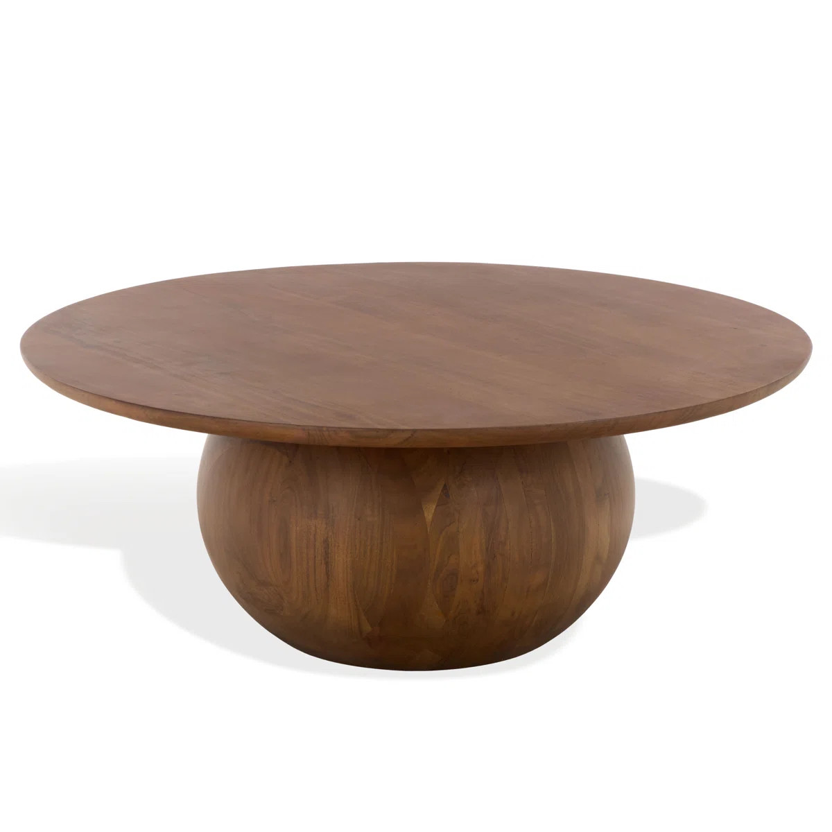 Iver Solid Wood Pedestal Coffee Table | Wayfair North America