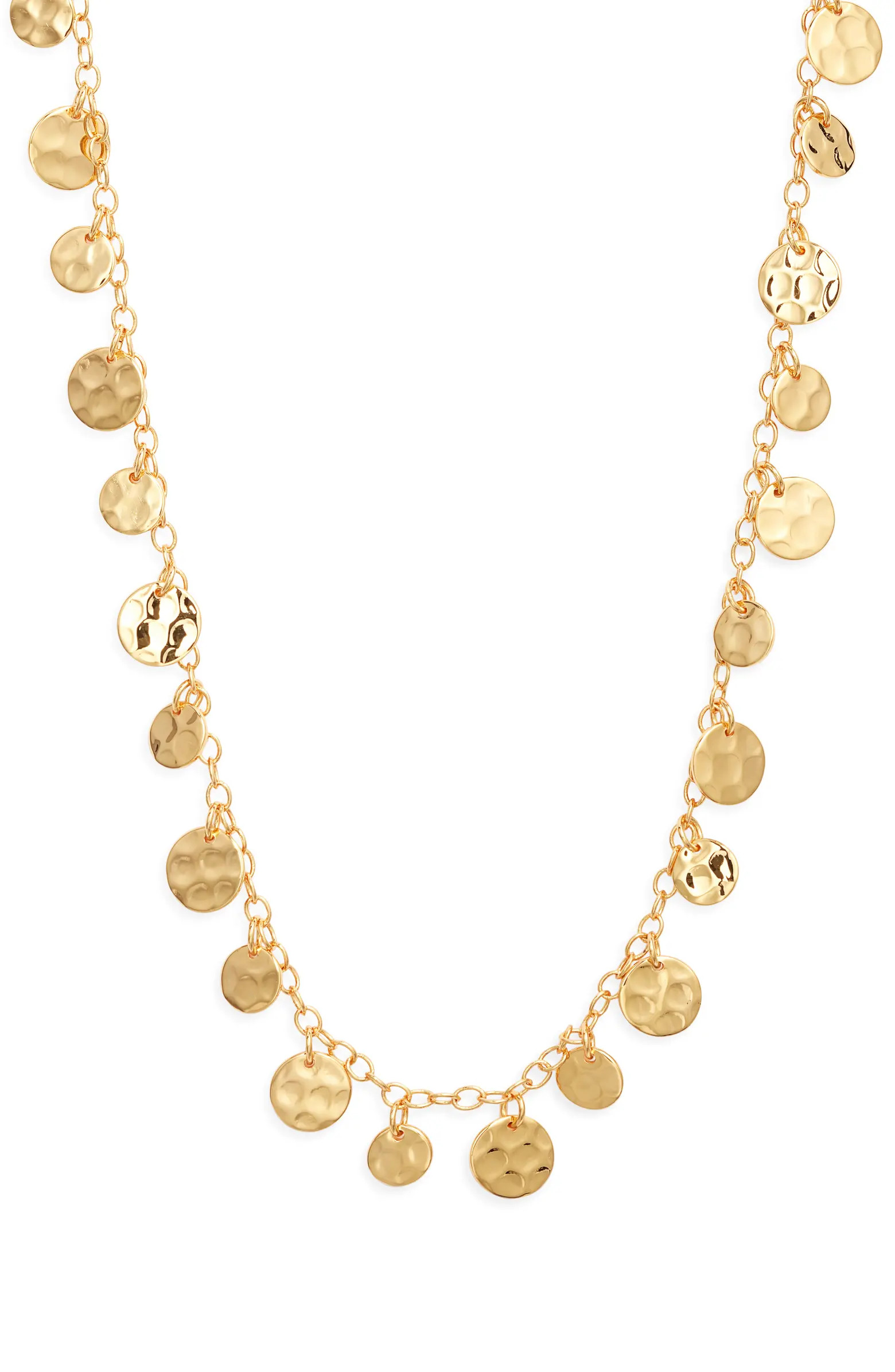 NEST Jewelry Hammered Disc Necklace | Nordstrom | Nordstrom