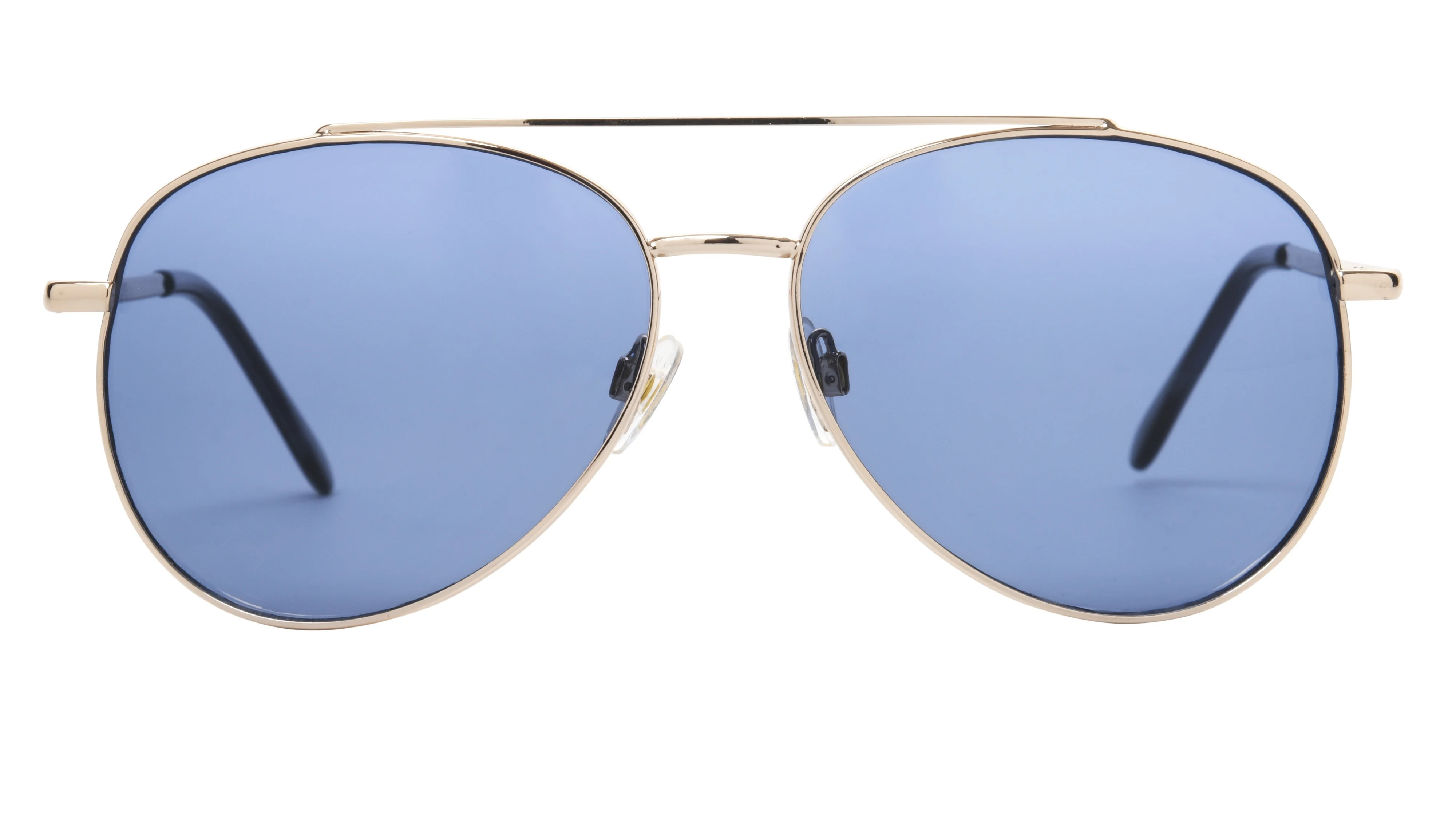 Time and Tru Women's Aviator Teal Sunglasses | Walmart (US)