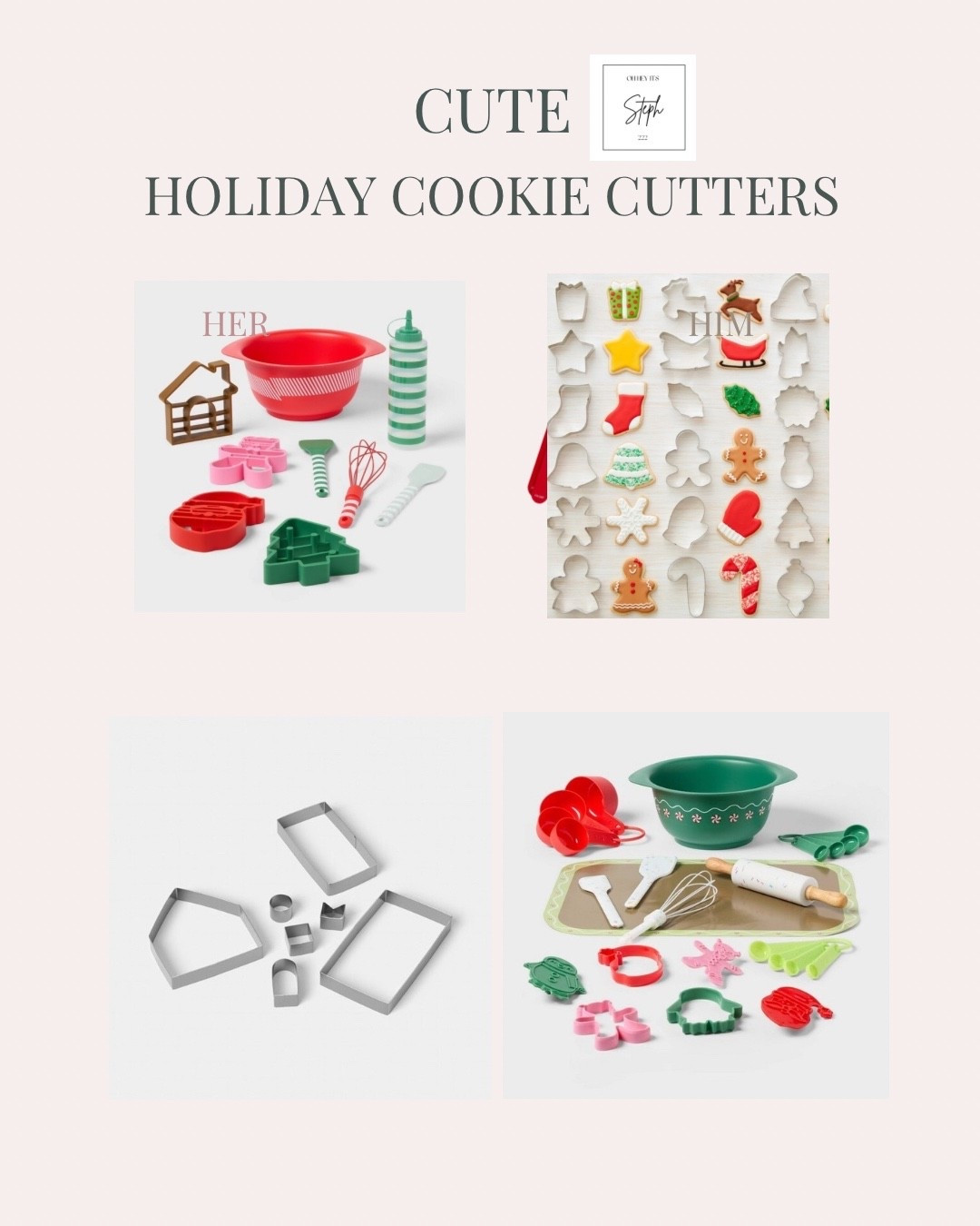Cute holiday cookie cutters 

#LTKHoliday #LTKHome #LTKfoodie