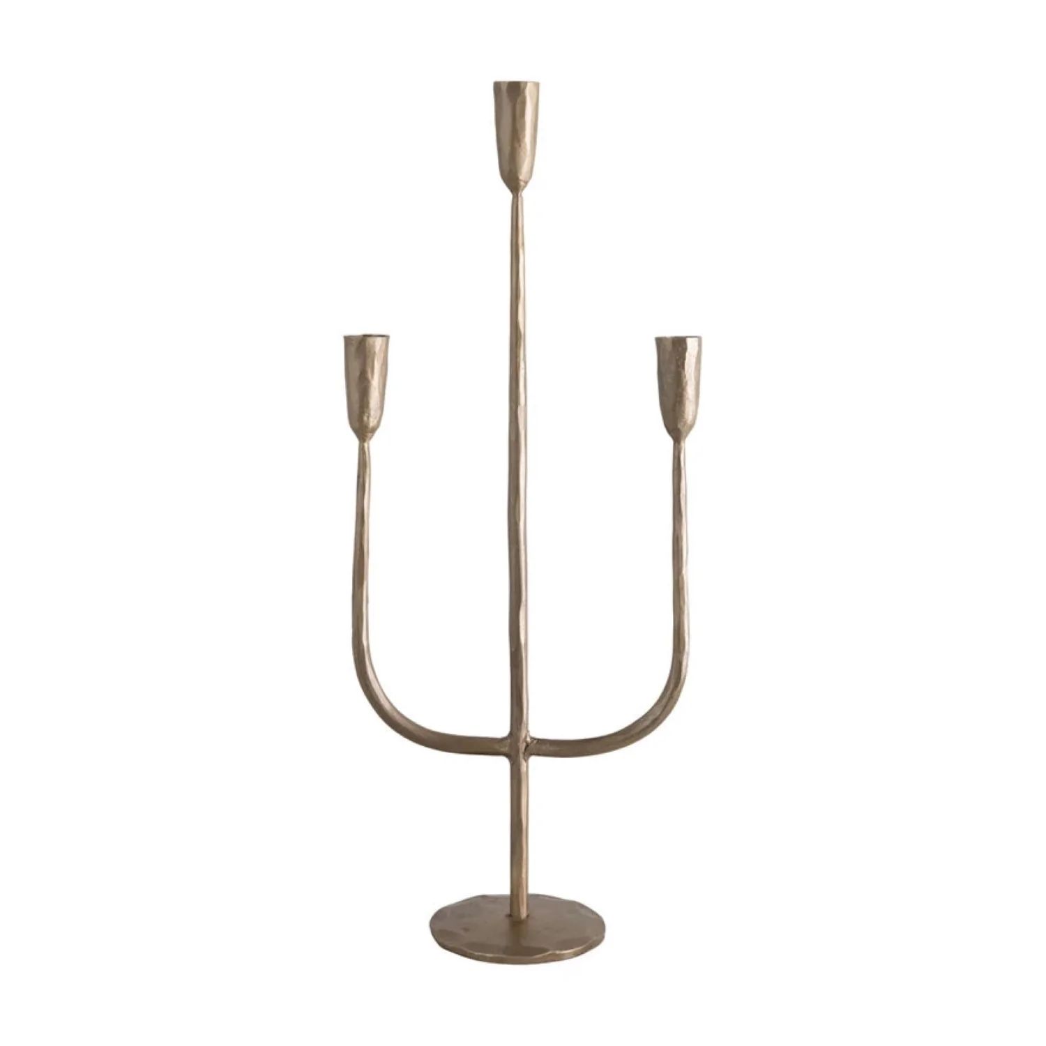 Hand-Forged Metal Candelabra with Antique Finish | Burke Decor