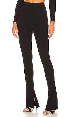 EB Denim Split Hem Leggings in Black from Revolve.com | Revolve Clothing (Global)