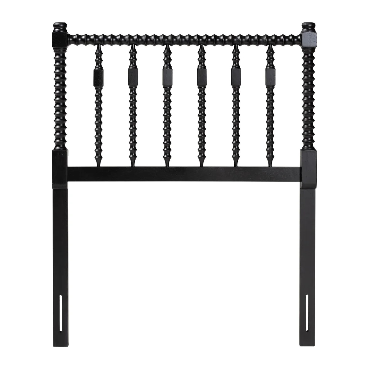 Baxton Studio Juliette Turned Spindle Headboard - Crafted Wood Panel with Decorative Spoke Design... | Wayfair North America