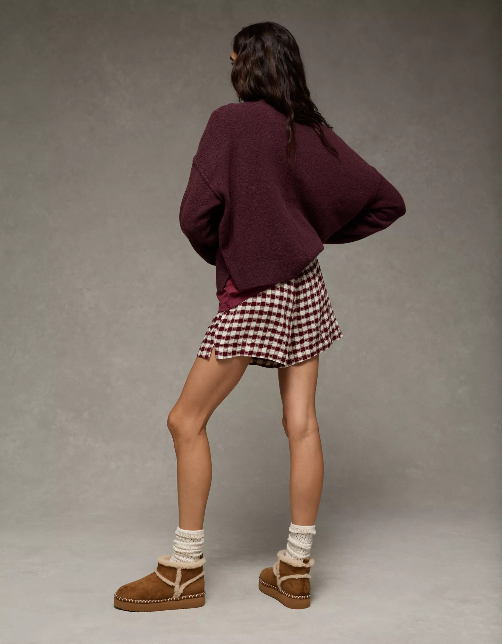 AE Flannel Boxer Sleep Shorts | American Eagle Outfitters (US & CA)