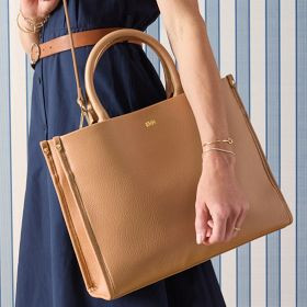 Harper Leather Tote | Mark and Graham