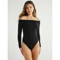 Sofia Jeans Women's Seamlessly Smoothing Off the Shoulder Bodysuit, Sizes XS-XXXL - Walmart.com | Walmart (US)
