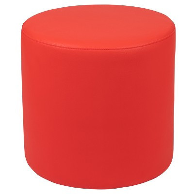 Flash Furniture Soft Seating Flexible Circle for Classrooms and Common Spaces - 18" Seat Height (Red) | Target