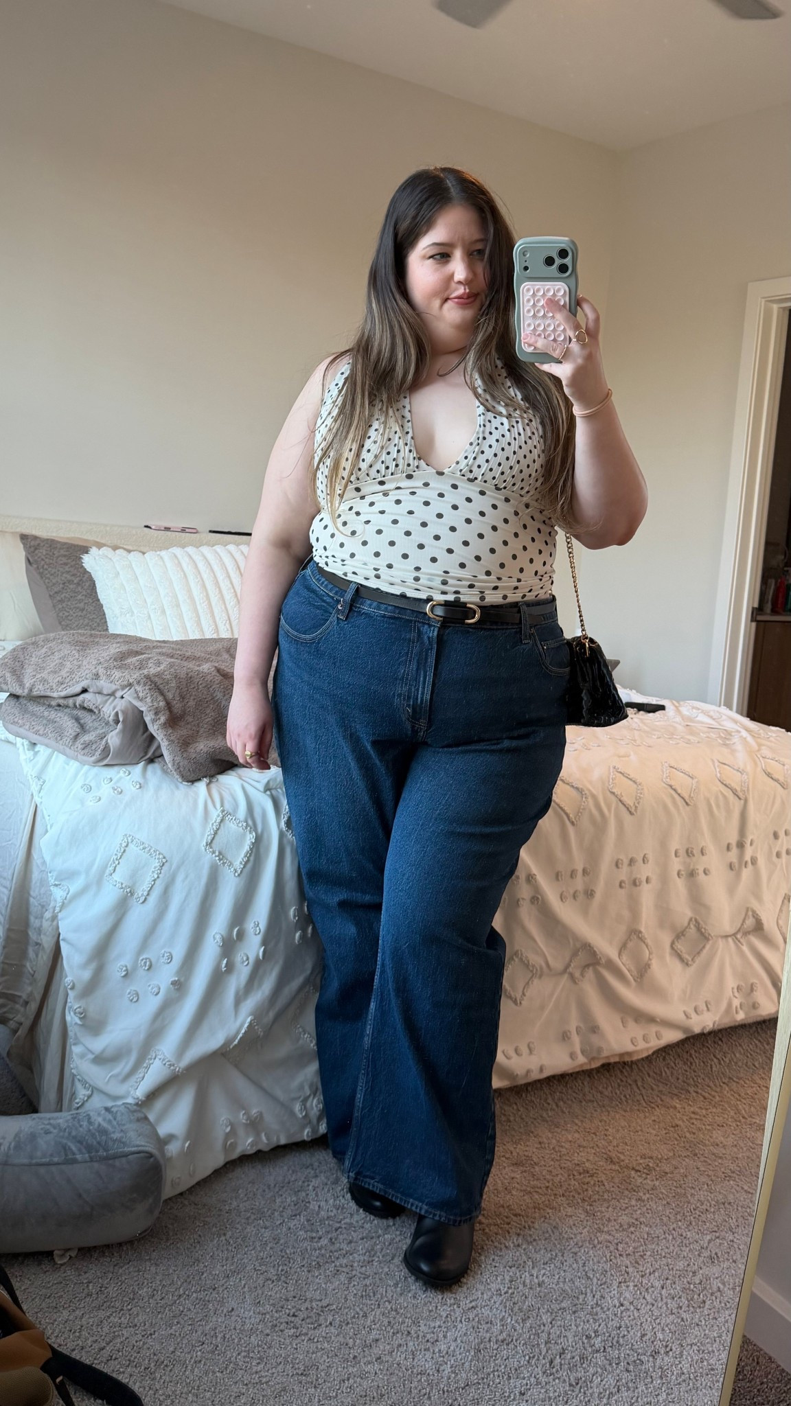 how cute is this top from Abercrombie!! & you can wear it so many different ways wearing size XL & size 36 short in jeans 

#LTKootd #LTKPlusSize #LTKMidsize