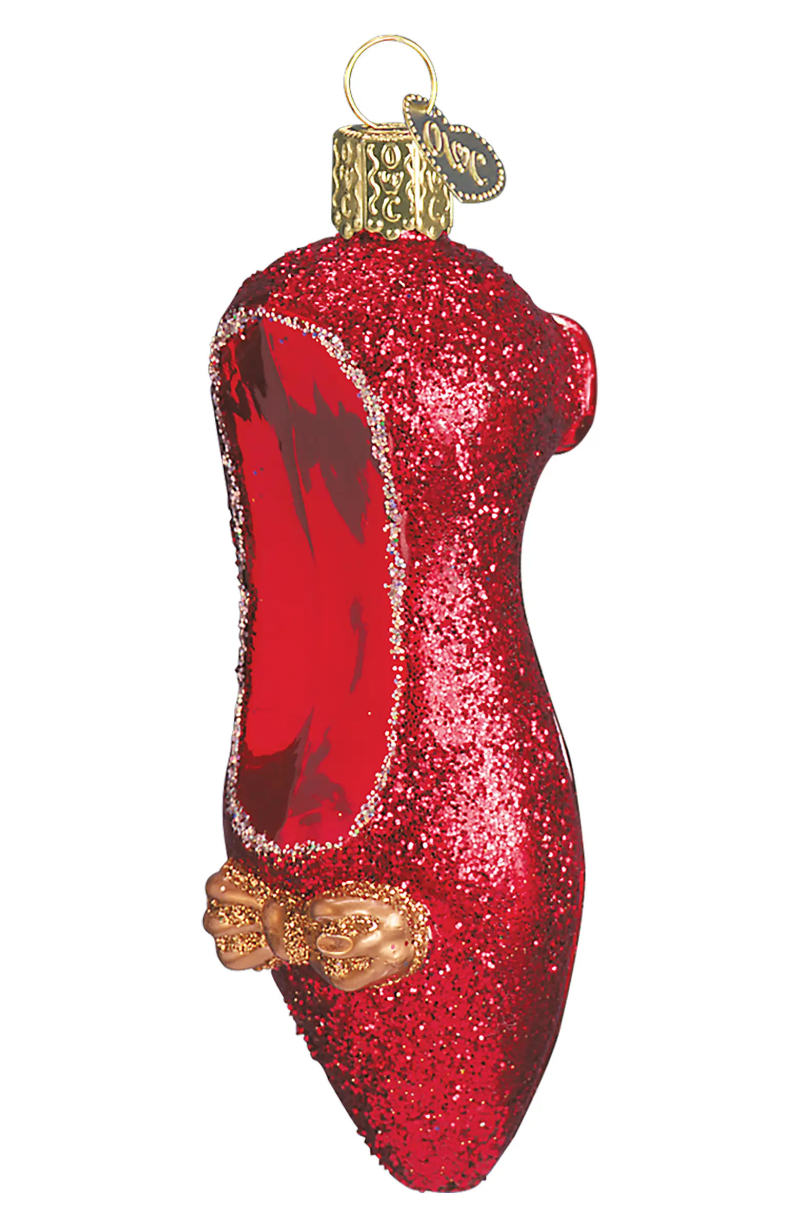 Old World Christmas Red Slipper Hand Painted Ornament | Nordstrom | Nordstrom