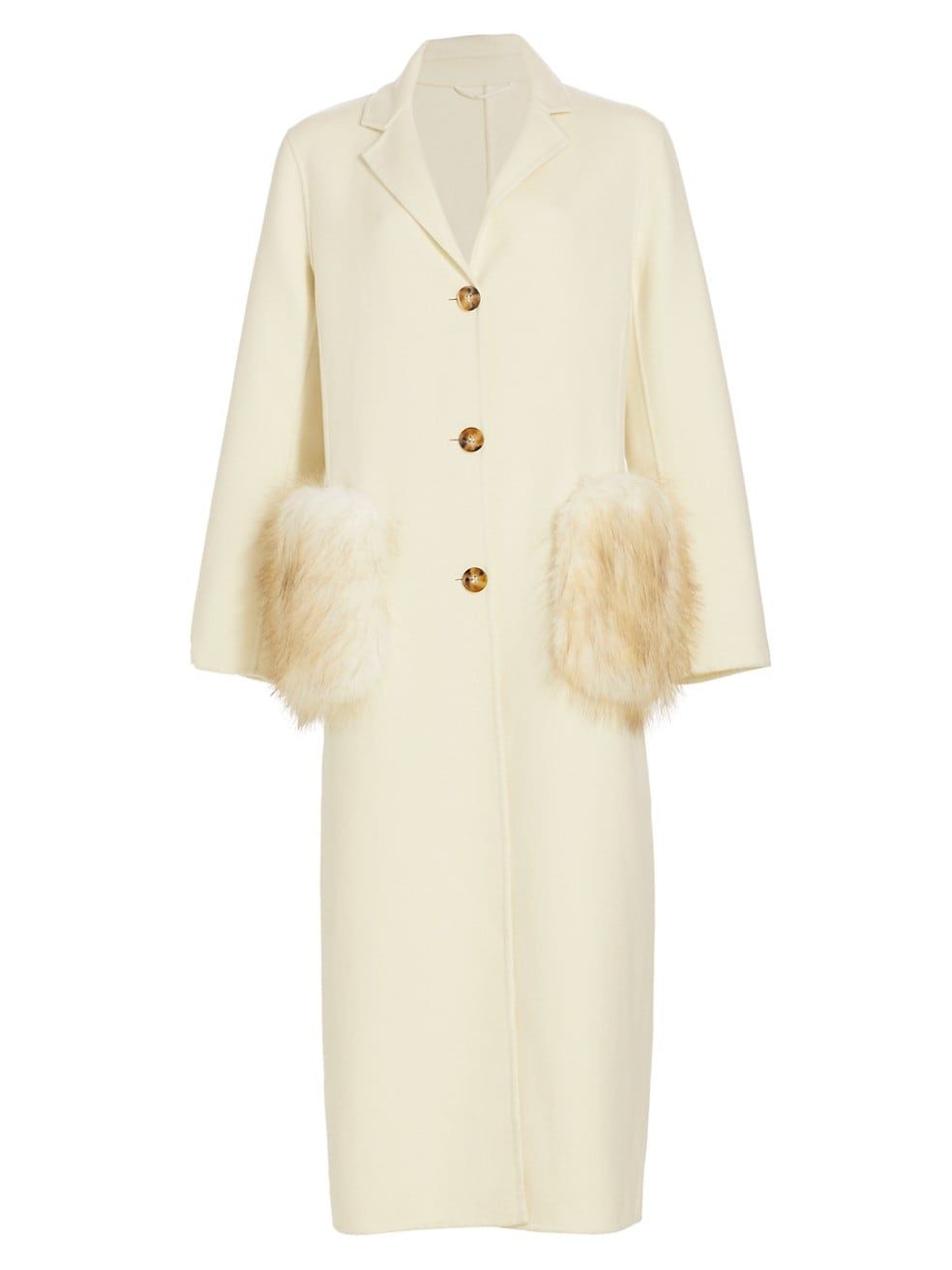 Nadine Wool Long Coat | Saks Fifth Avenue