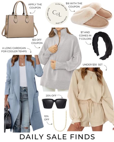 Fashion finds on sale now ✨grab this comfy lounge set under $30! 

Lounge wear, lounge set, outfit inspiration, fashion, fashion finds, headband, sunnies, sunglasses, gold chain, gold necklaces, jewelry, cardigan, blazer, sweatshirt, handbag, purse, slippers, house shoes, Amazon, Amazon fashion, Amazon finds, Amazon must haves, Amazon sale, sale finds, sale alert, sale #amazon #amazonfashion

#LTKSeasonal #LTKsalealert #LTKstyletip