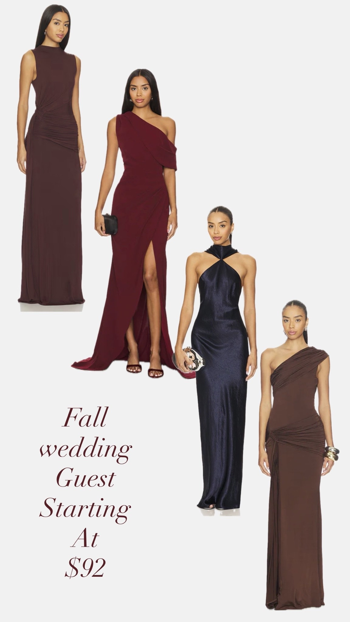Fall wedding guest dresses starting at $92 — daily edit cover from Found by Em