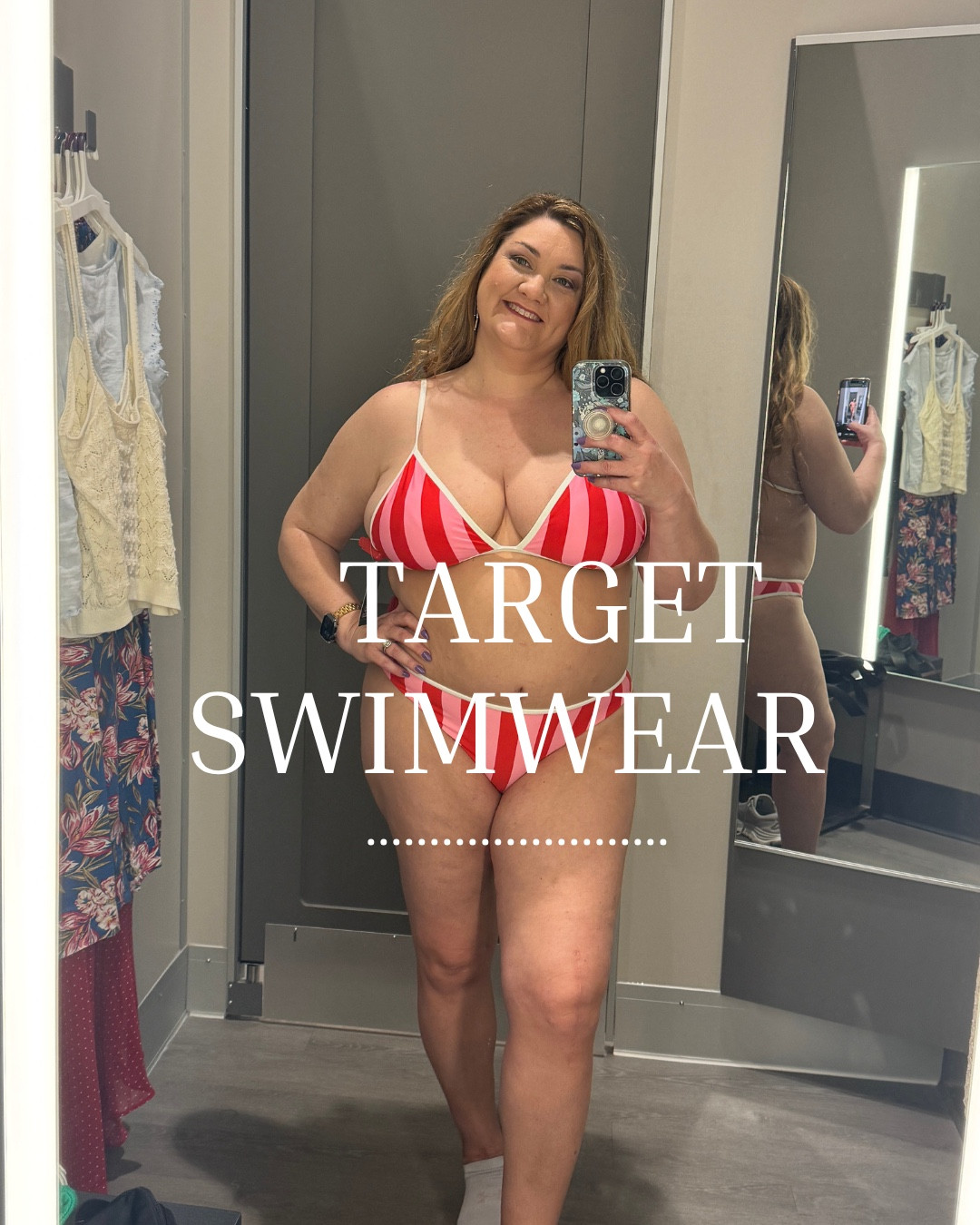 NEW Target Swimwear! Bikini season is here girls and it’s my favorite time of the year!! They have lots of cute styles but I chose the navy blue scallop and pink/red stripe combo to try. Then a crochet coverup to finish the look. It just needs some flip flops, a straw purse and sunglasses to go. 

I’d recommend checking out these two and their other styles. Great prices too! I’ll tag my LTK in the comments if you want to order. Thanks for watching! 

#curveappeal #plussize #curvyfashion #midsize #targetstyle

#LTKMidsize #LTKPlusSize #LTKSwim