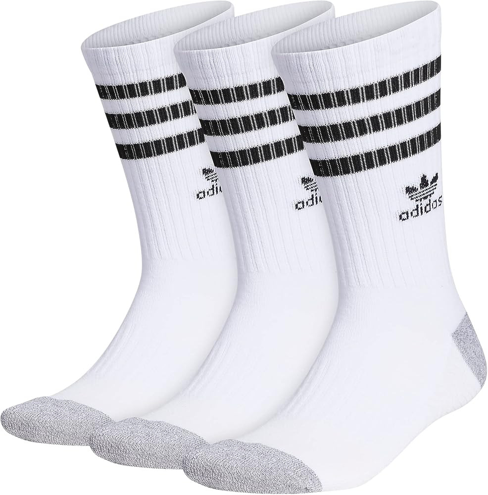 adidas Originals Roller Crew Socks (3-Pair) | Amazon (US)