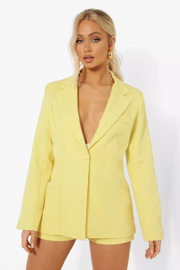 Fitted Tailored Blazer | Boohoo.com (US & CA)
