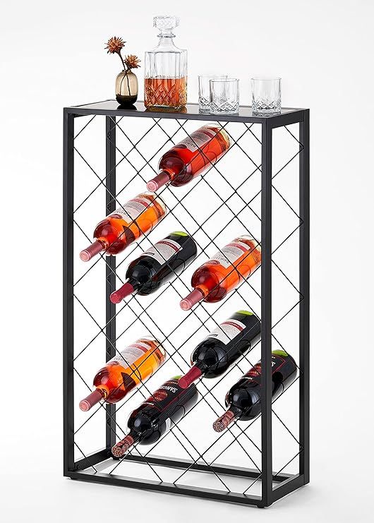 Mango Steam 1.75L Magnum Wine Rack for Champagne, Prosecco, & Other Large Bottles (23 Bottle, Bla... | Amazon (US)