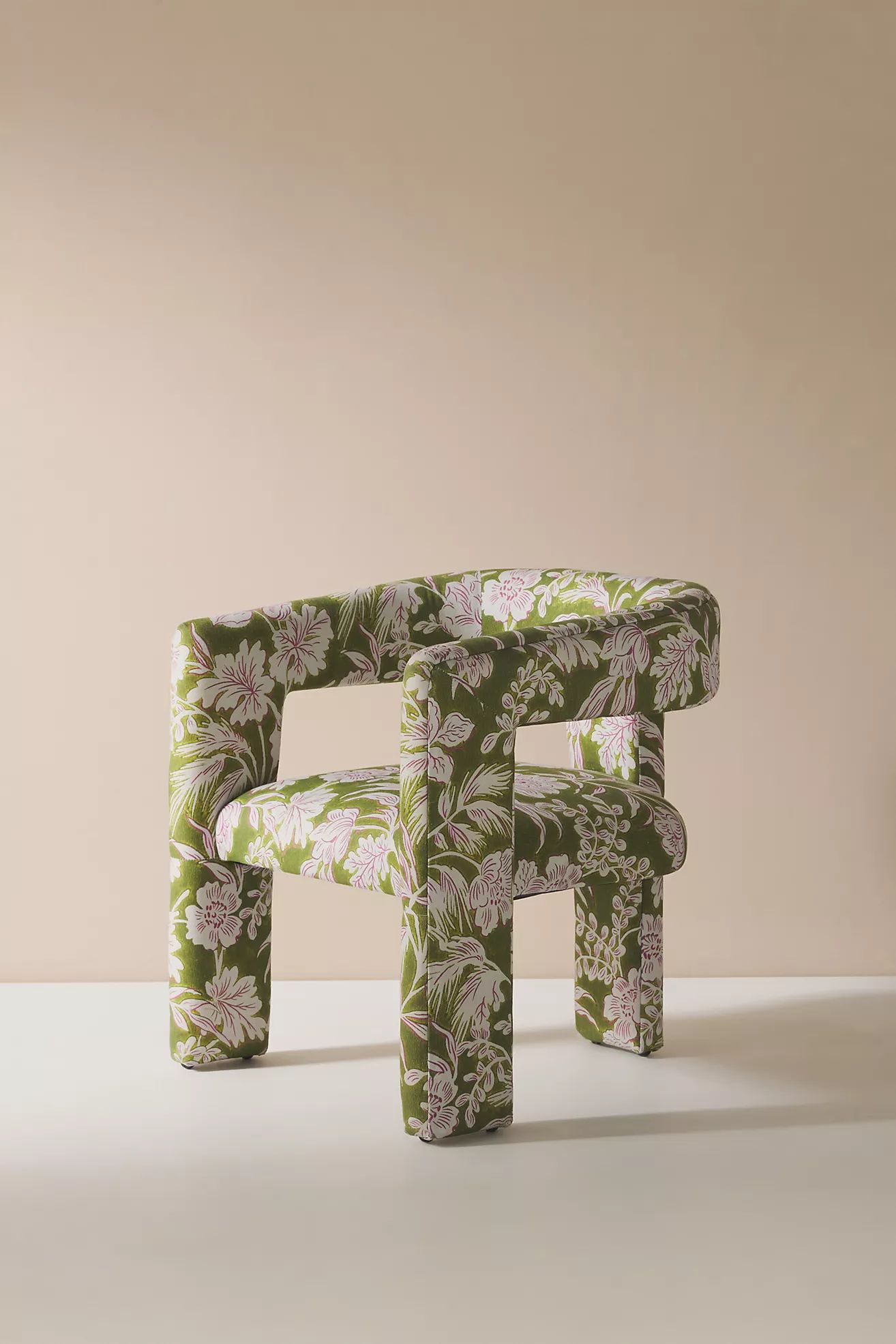 Simone Floral Effie Tripod Dining Chair | Anthropologie (US)