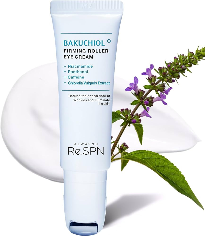 Re.SPN Bakuchiol Firming Eye Cream with Cooling Metal Roller – Clinically Proven Moisturizing E... | Amazon (US)