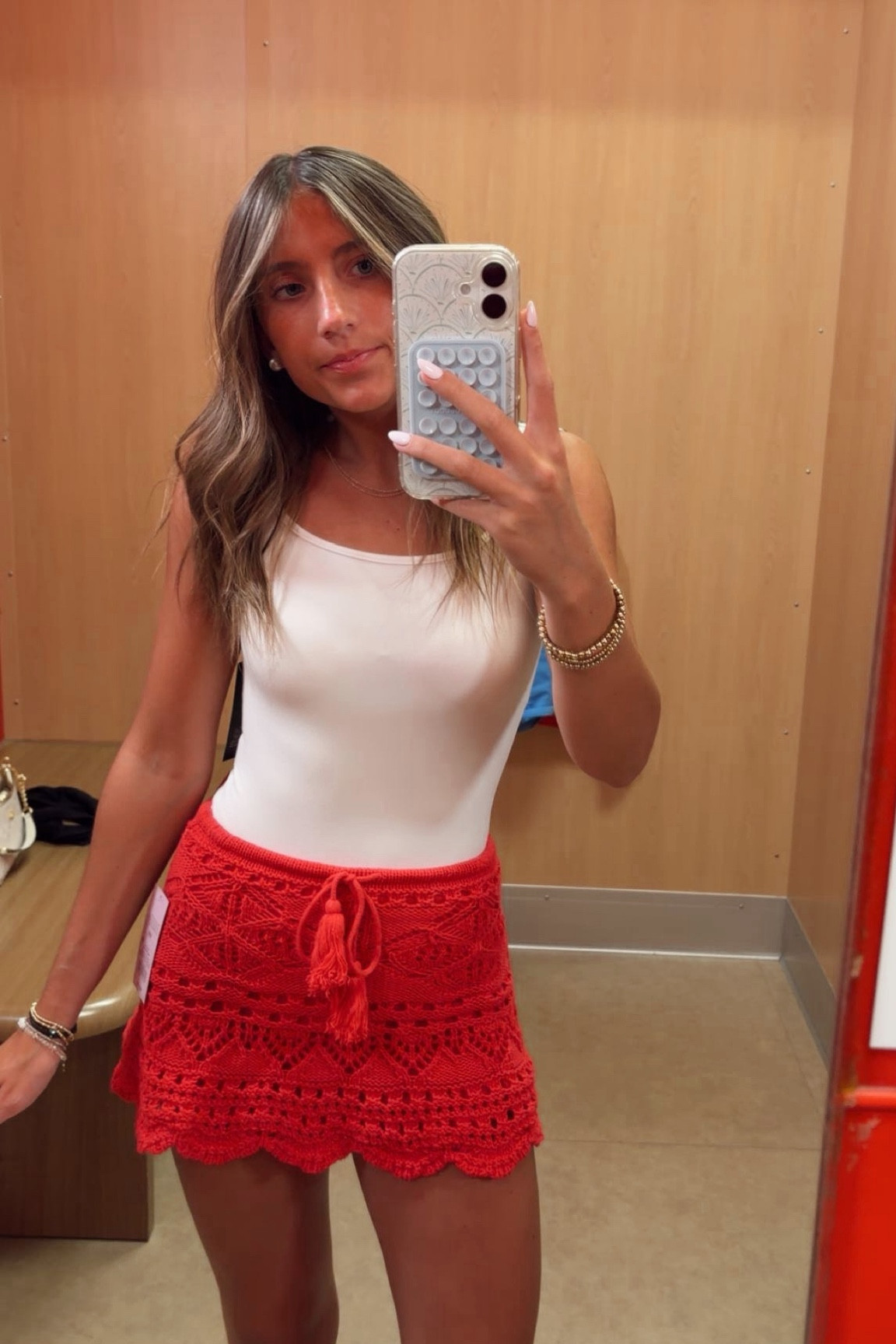 Some more 4th of July outfit inspo from target. this crochet skirt is the most perfect-fitting, flattering, adorable item. It comes in a white version and brown as well. It is adorable and so cute more many occasions, other than the 4th of July. I paired it with a body suit tank top, it can be styled in so many ways. Don't miss out all of these good target finds

#LTKTarget #targetfinds #summerstyle #outfitinspo #targetoutfitideas #ootd 

 #LTKdayinmylife #LTKootd #LTKSeasonal