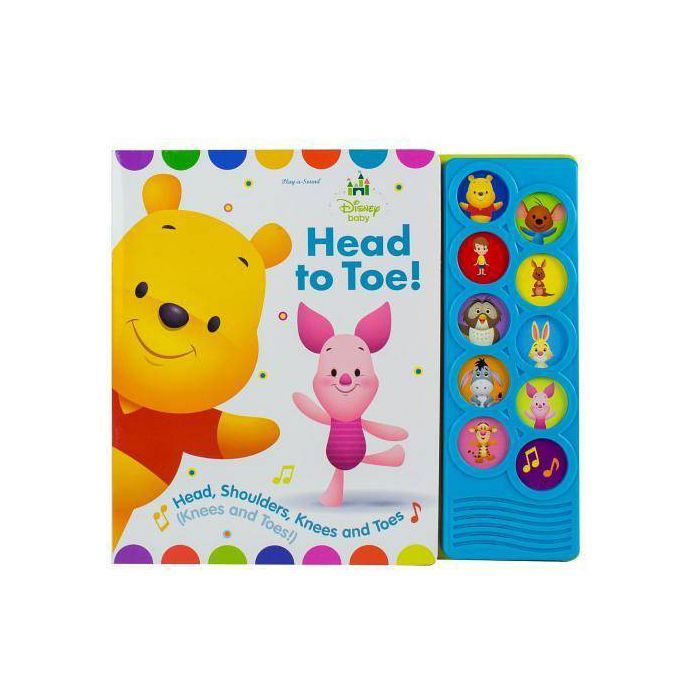 Disney Baby Winnie the Pooh - Head to Toe! Listen and Learn 10-Button Sound Board Book | Target
