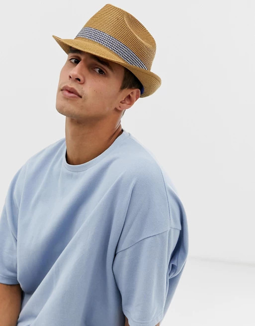 Ted Baker Lemony straw trilby | ASOS UK
