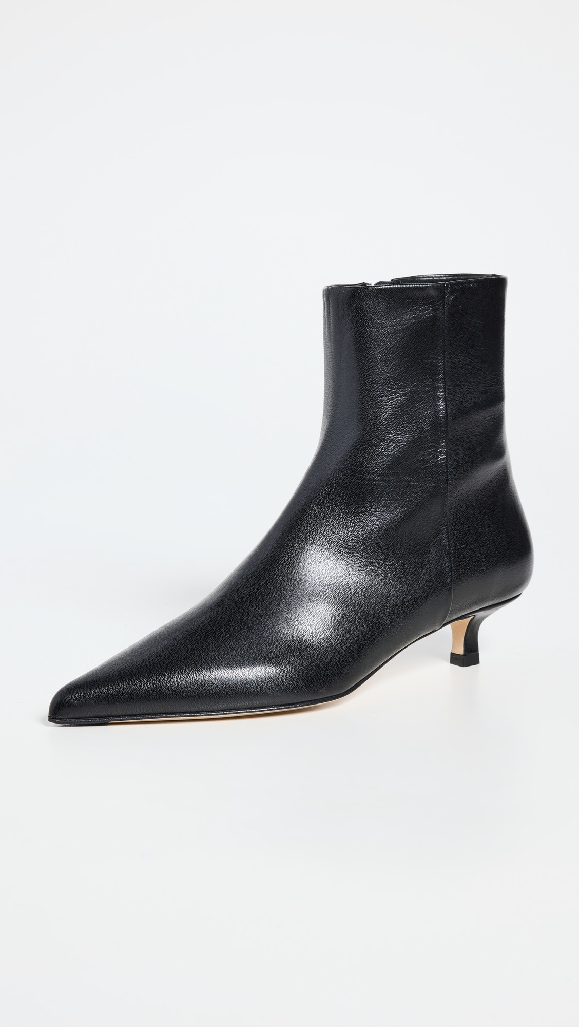 AEYDE Sofie Nappa Leather Black Boots Black 36 | Shopbop