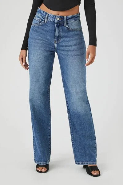 Stretch-Denim 90s-Fit Jeans | Forever 21 | Forever 21 (US)