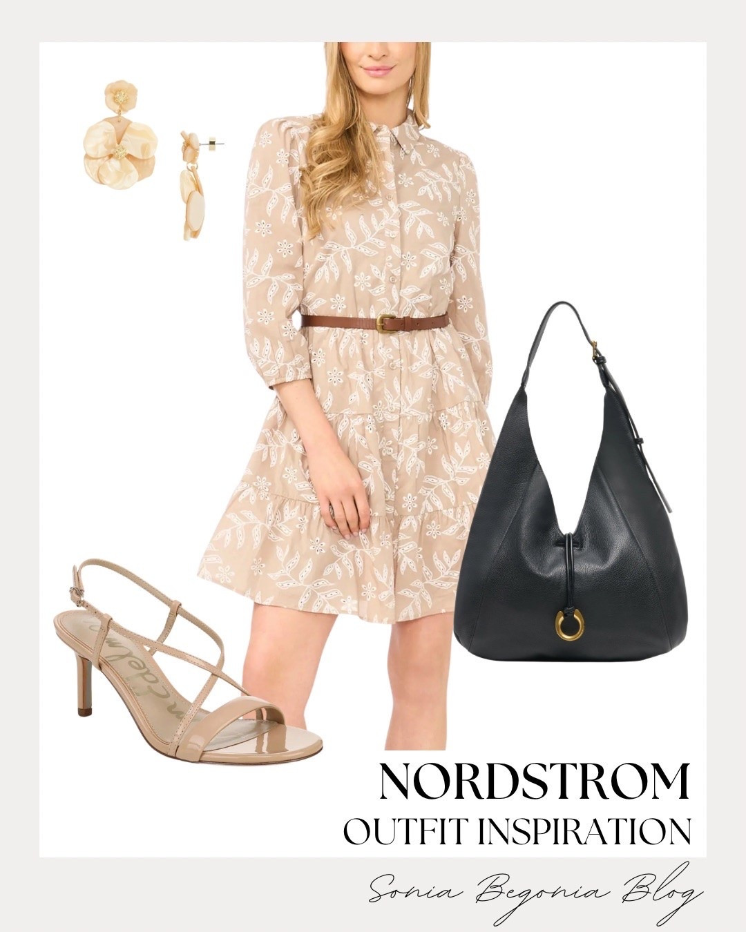 Step into the season with an effortlessly chic look!

I styled this beautiful leaf-printed shirt dress with a classic brown belt to define the waist. It is such a versatile choice for everything from a brunch date to a polished day at the office.

I completed this look with strappy nude heels, a slouchy black shoulder bag, and statement floral earrings. 🍂✨

#nordstrom #outfitinspo #shirtdress #fallfashion #everydaychic #casualstyle #nordstromfinds #officeootd #summerstyle #wardrobestaples

#LTKootd #LTKWorkwear #LTKSeasonal