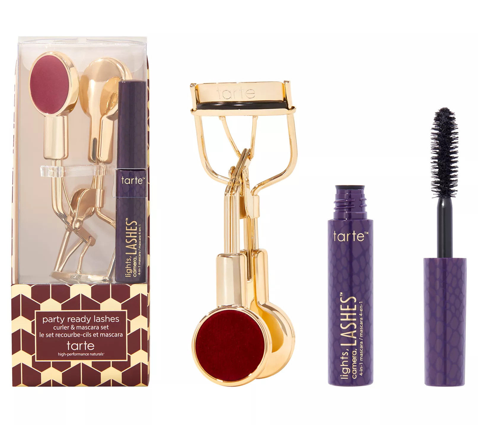 tarte Party Ready Lashes Curler & Mascara Set | QVC