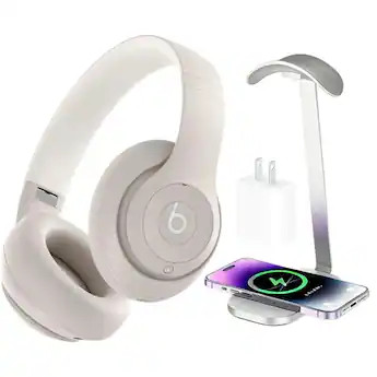Beats - Studio Pro - Wireless Noise Cancelling Headphones + Power Adapter & Headphone Stand/Charg... | Best Buy U.S.