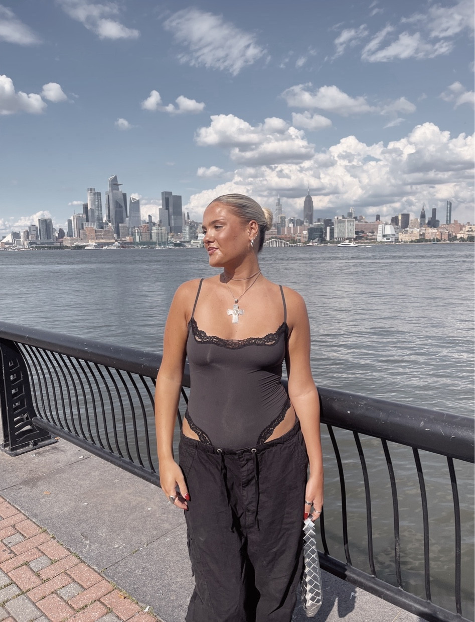 Rocking a fierce vibe in my all-black Skims bodysuit with lace trim, paired flawlessly with edgy Jaded London cargo pants. Ready to slay the day!

#LTKparties #LTKGala #LTKVideo