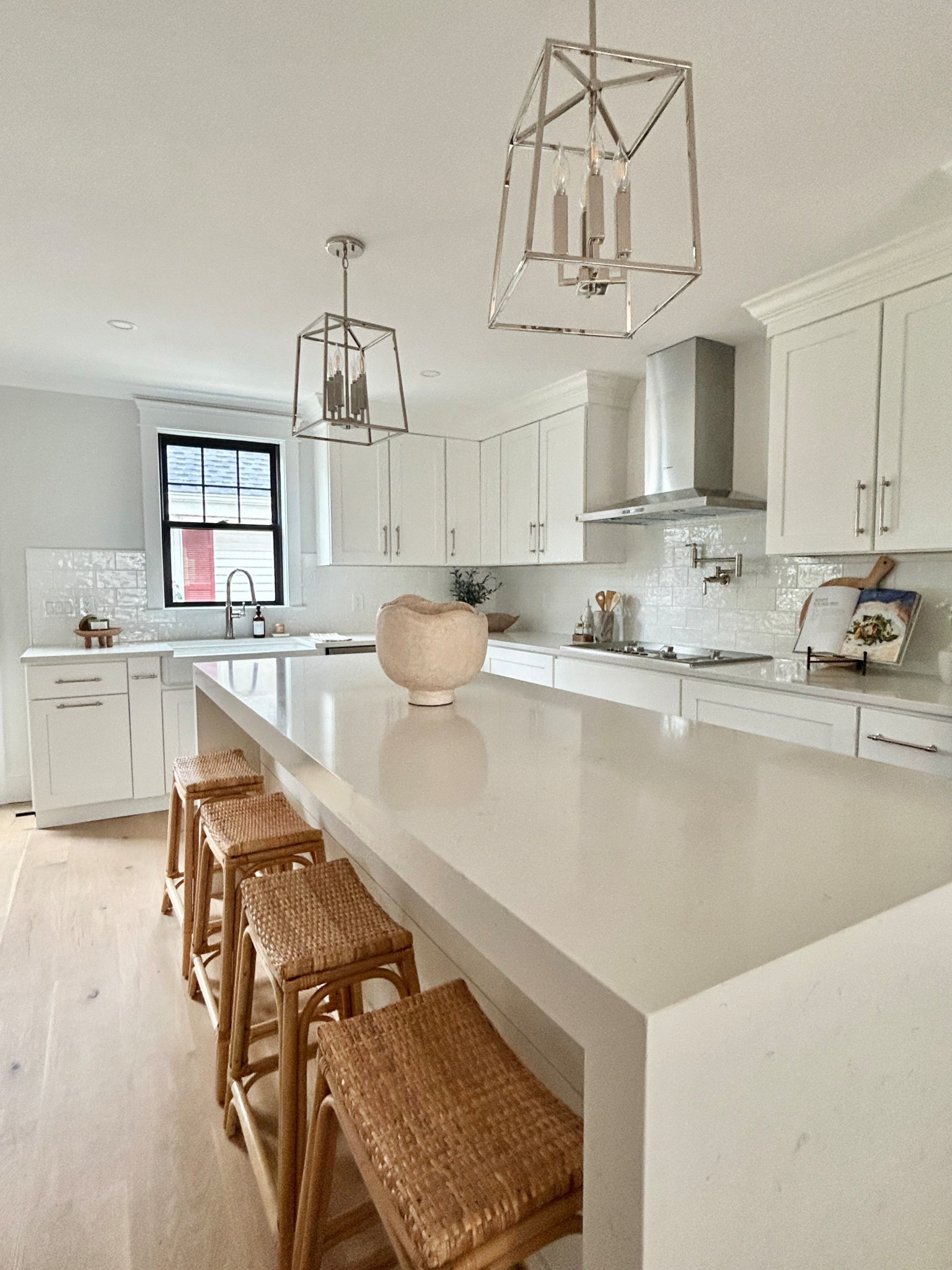 Woven counter stools.

#counterstools

#LTKHome