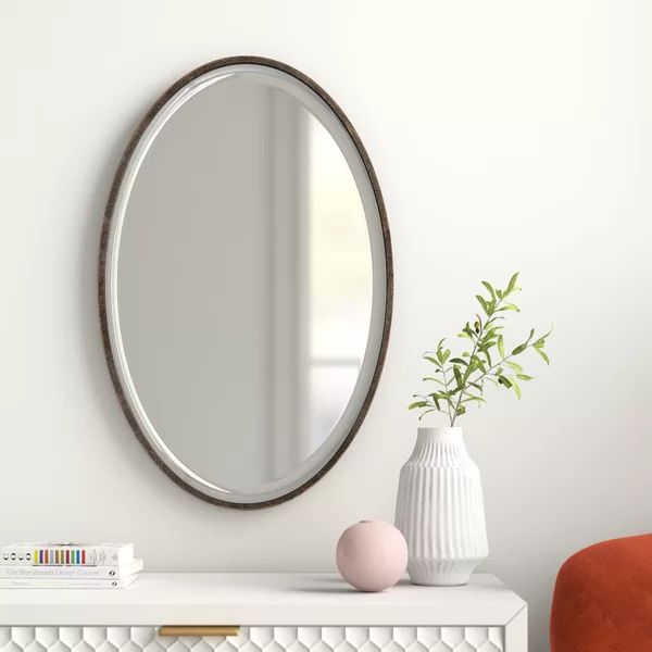 Darrin Oval Metal Wall Mirror | Wayfair North America