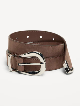 Faux-Leather Western Belt | Old Navy (US)