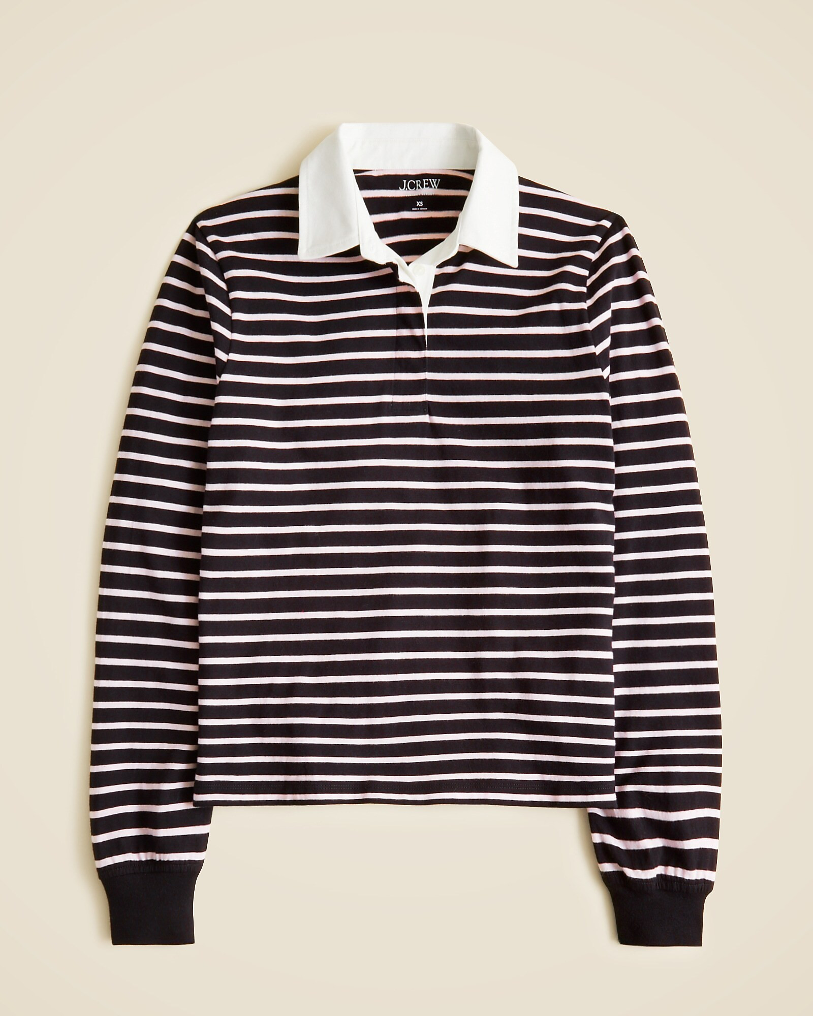 Vintage jersey rugby T-shirt in stripe | J. Crew US