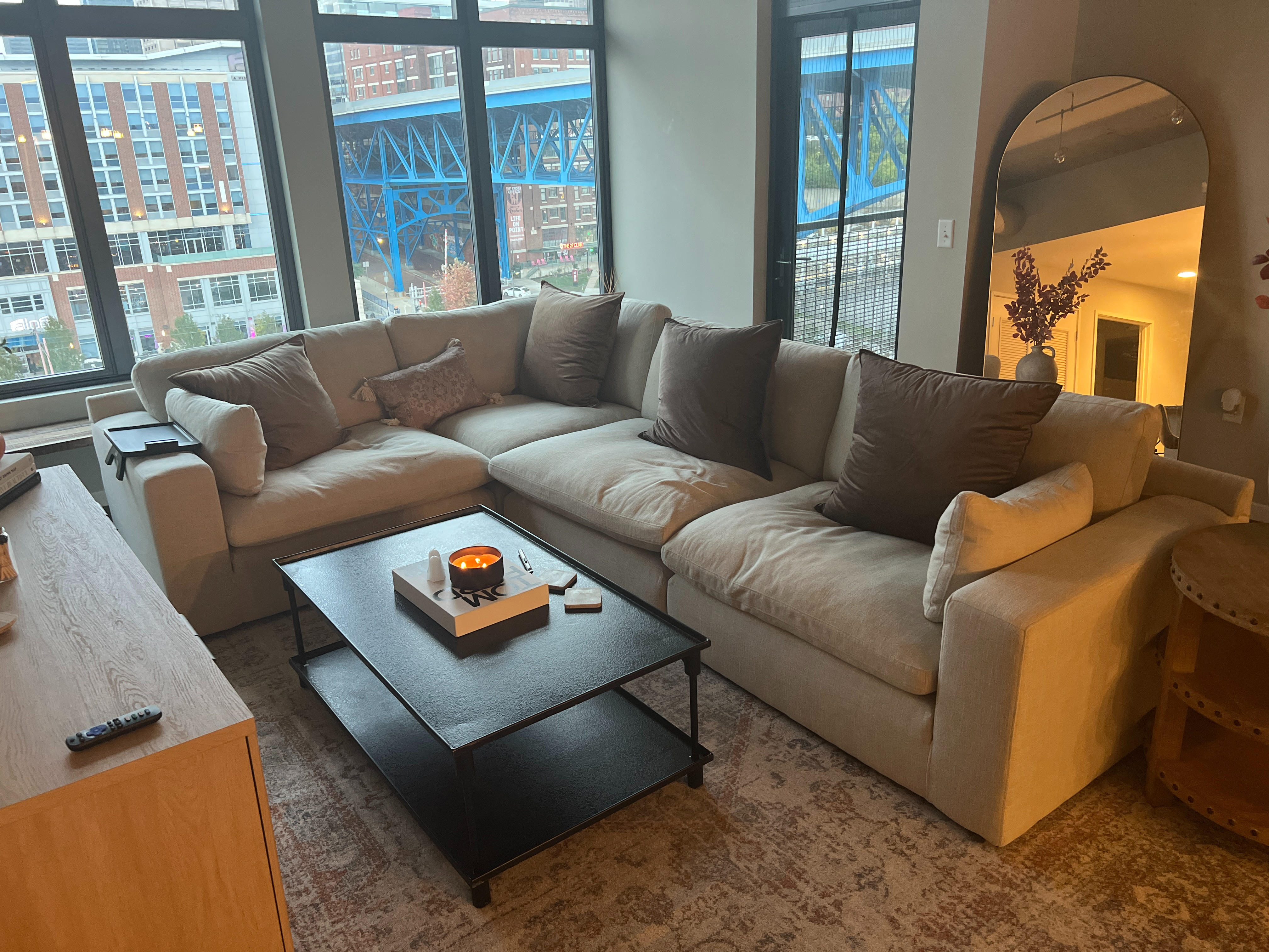  

Cozy Neutral Living Room Decor | White, Beige, and Brown Apartment Aesthetic

 Create a calm and elevated space with this cozy neutral living room featuring soft white, beige, tan, and warm brown tones. This apartment living room highlights a neutral sofa styled with textured pillows, layered throws, and a beautifully styled coffee table with decorative books and candles. Perfect inspiration for anyone who loves warm minimalist decor, organic modern style, and timeless neutral interiors. Save this for neutral apartment decorating ideas, coffee table styling inspiration, and cozy aesthetic home decor.



#LTKHome