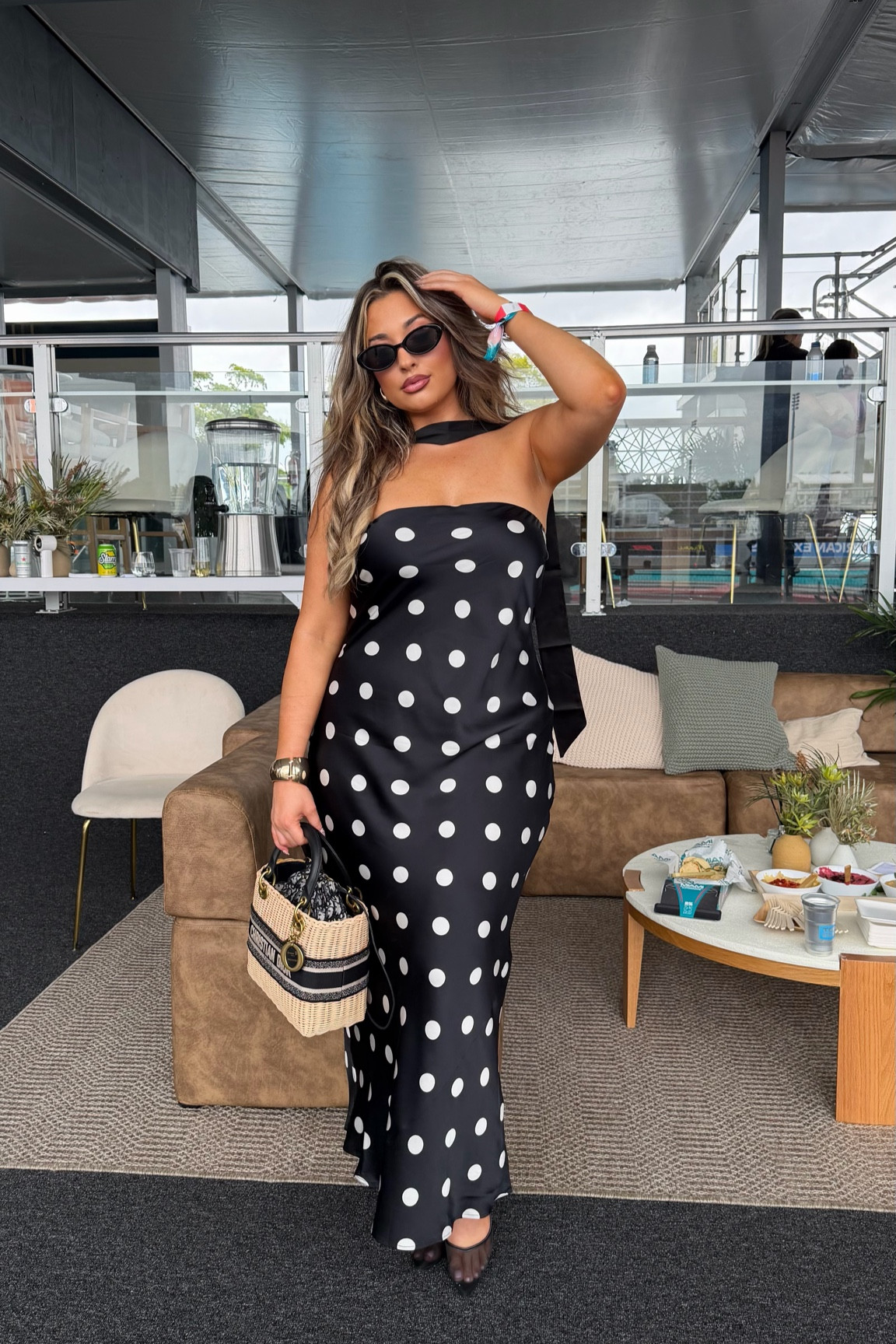 Serving race day glam in Miami 🏁✨ Picking the perfect Formula 1 outfit = equal parts sporty, chic, and heat-proof. Think lightweight fabrics, statement sunnies, and a look that turns heads from the paddock to the afterparty. Linking all my Miami F1 outfit details on LTK so you can recreate the vibe without overspending 💅🏽🔥 @Quince #quincepartner 

I’m wearing a large in everything except the top is a medium 

#Formula1Miami #MiamiGrandPrix #F1Outfit #RaceDayStyle #LTKStyle #LTKFinds #AmazonFashion #MiamiStyle #SummerOutfits #SportyChic #OutfitInspo #WhatToWear #StreetStyleLooks #AffordableFashion #InfluencerStyle #LTKIt #GrandPrixStyle

#LTKMidsize #LTKgrwm #LTKootd