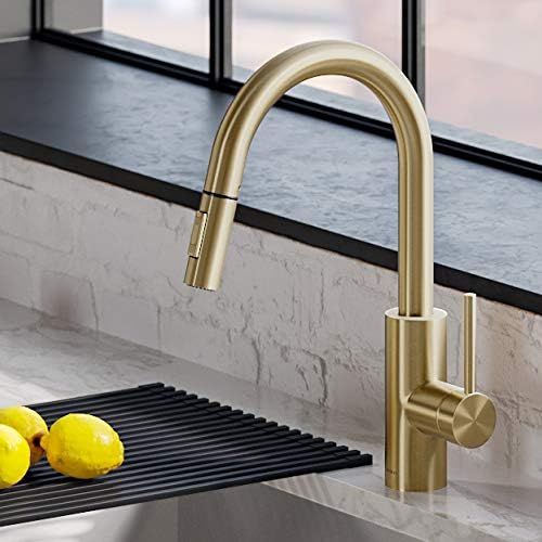 Kraus KPF-2620BB Oletto Kitchen Faucet, 16 Inch, Brushed Bronze | Amazon (US)